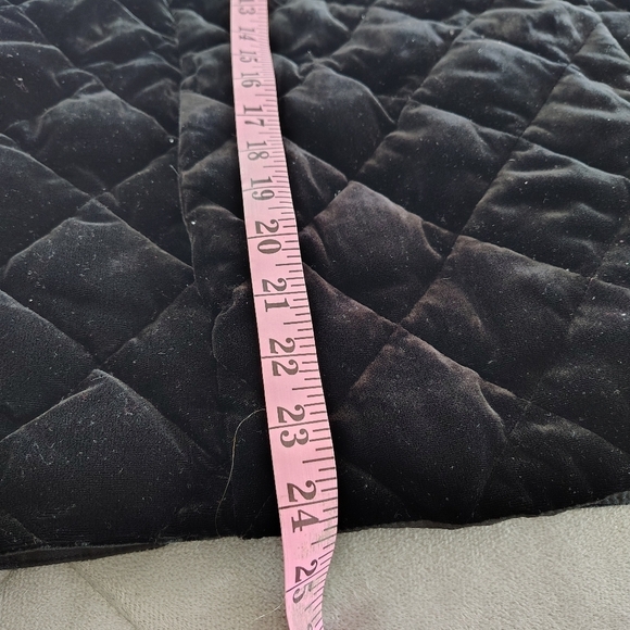 Talbot's Black velvet elegant Asymmetrical Jacket 14 - Picture 10 of 11